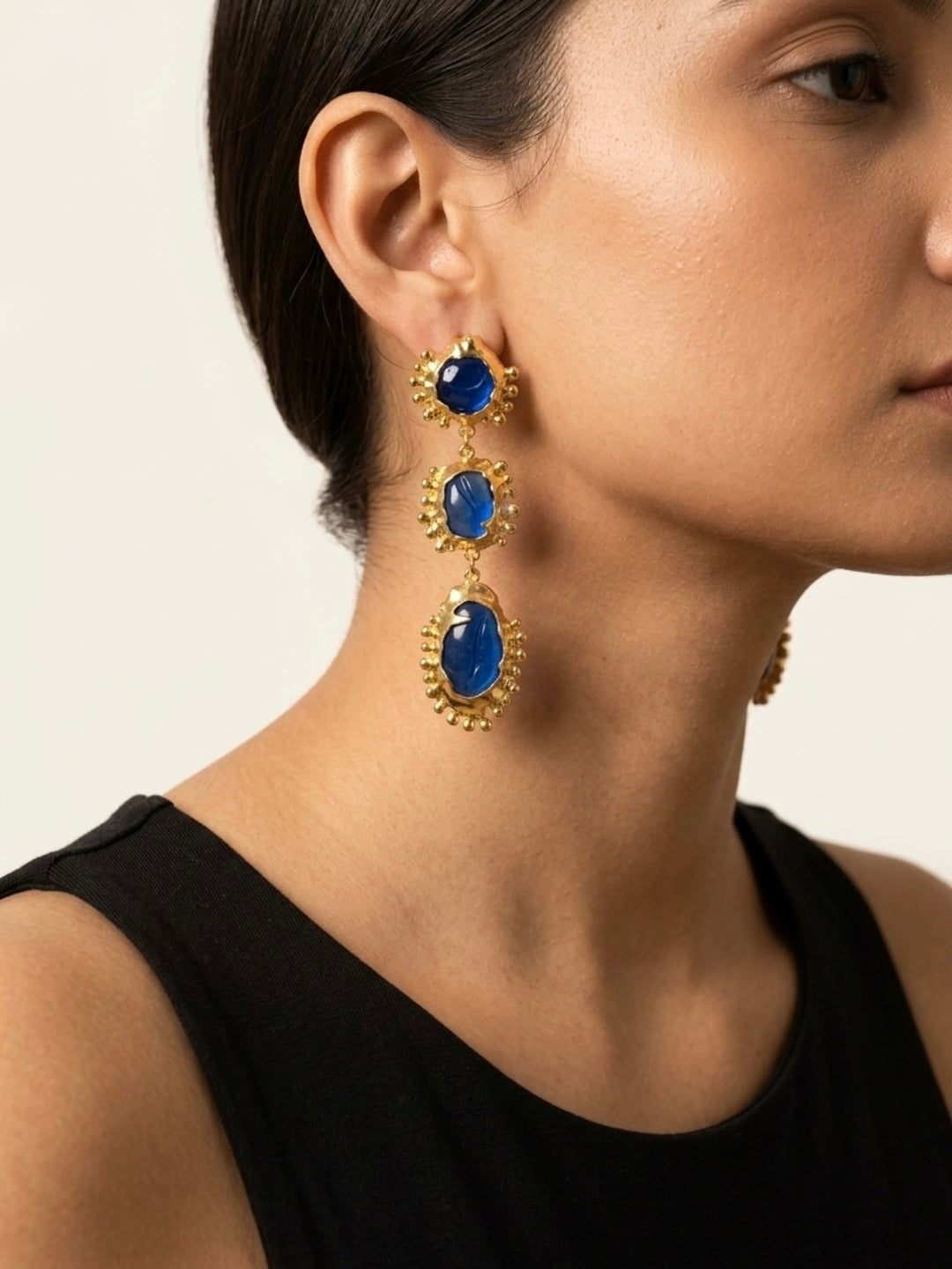 Sea Moss Statement Earrings