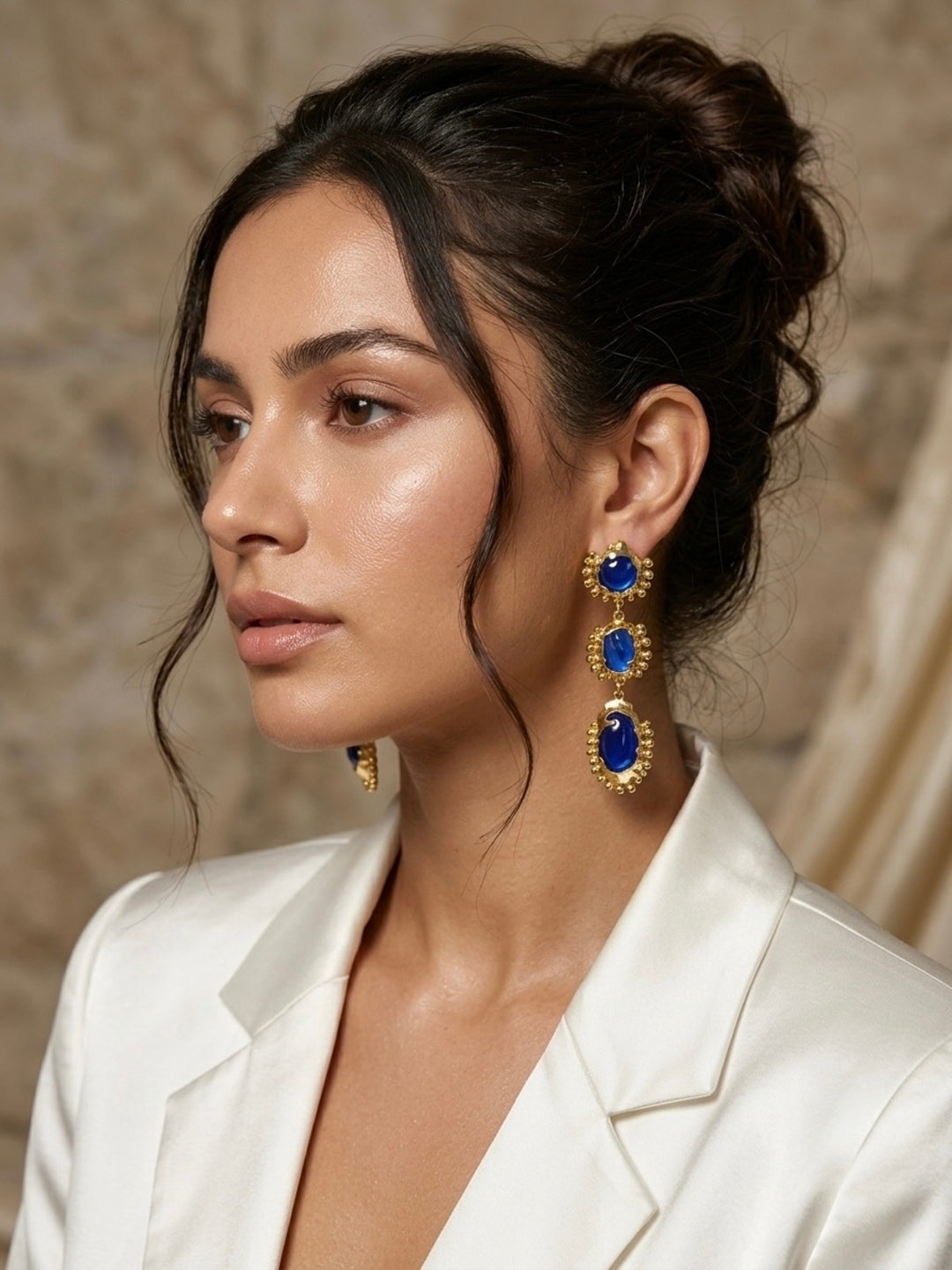 Sea Moss Statement Earrings