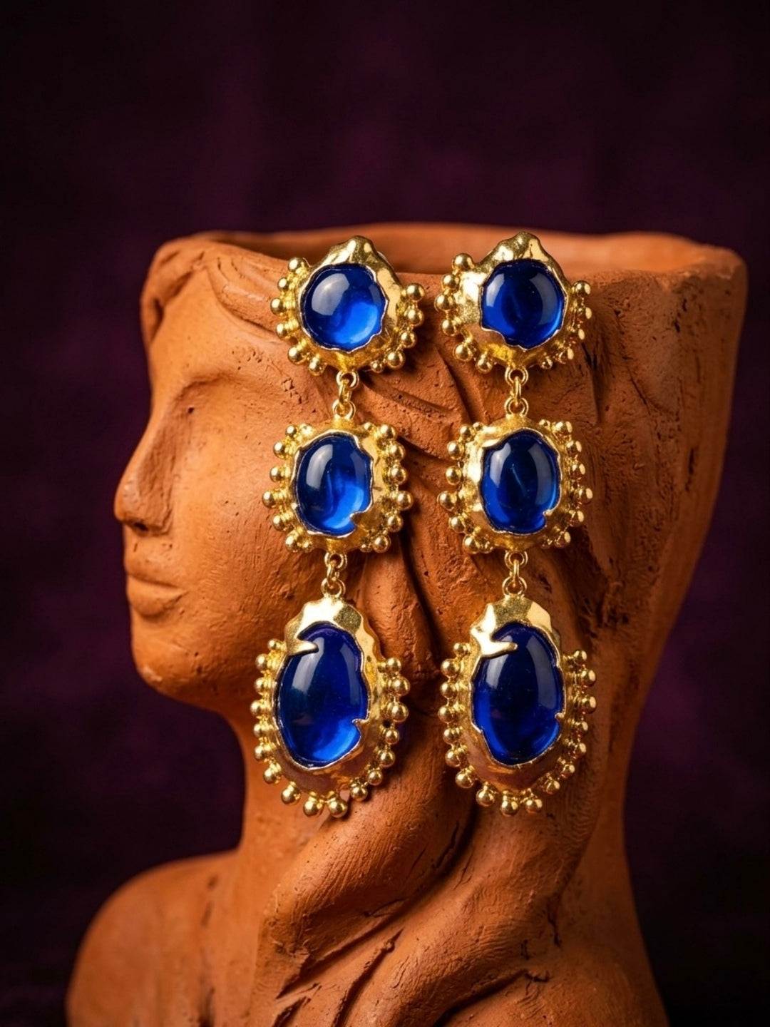 Sea Moss Statement Earrings