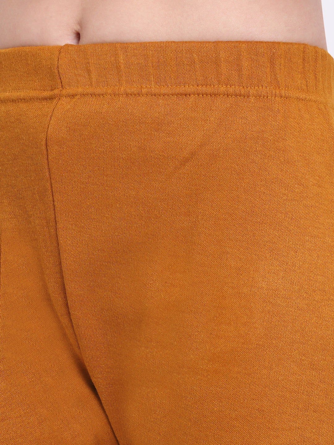 Mustard Woolen Ankle-Length Legging