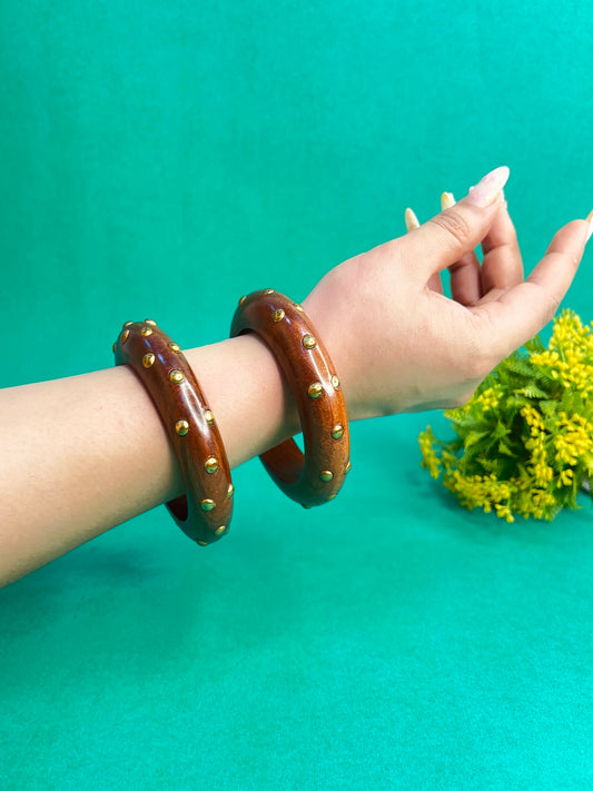 Vibe check Bangles-Set of 2