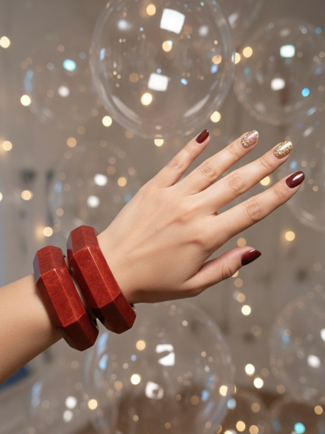 Laal Pari Resin Bangle-Set of 2