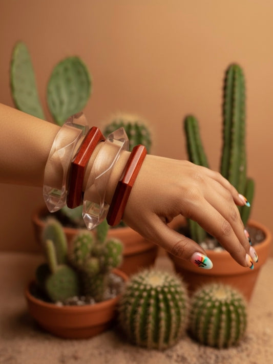 Gul Resin Bangles-Set of 3