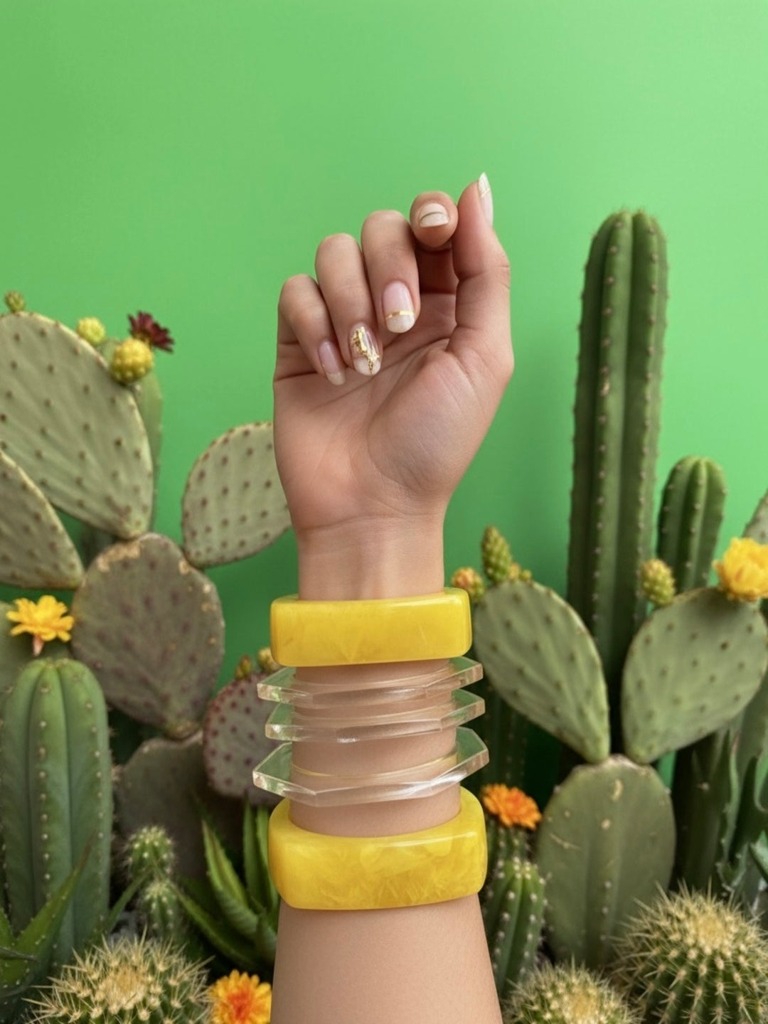 Kusum Resin Bangles-Set of 3