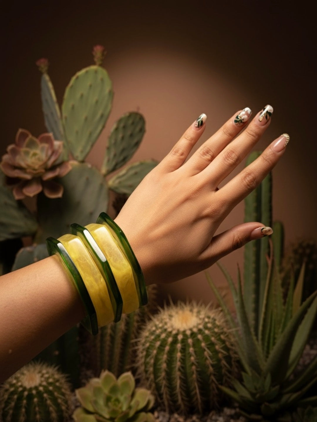 Ziya Resin Bangles-Set of 4