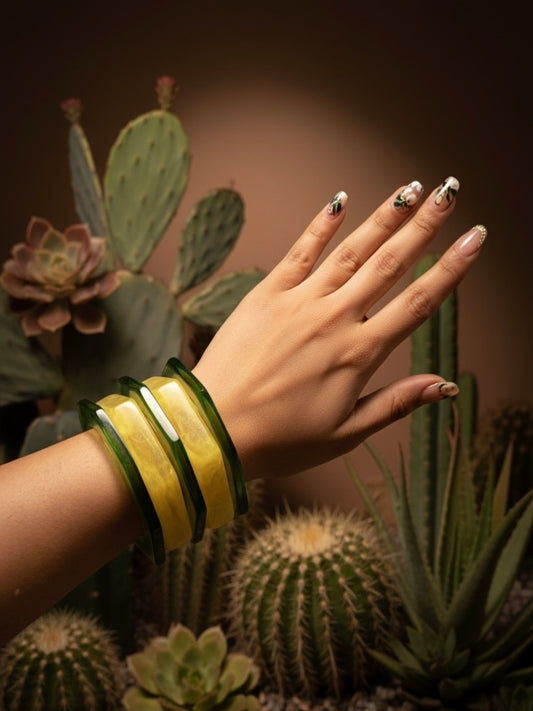 Ziya Resin Bangles-Set of 4