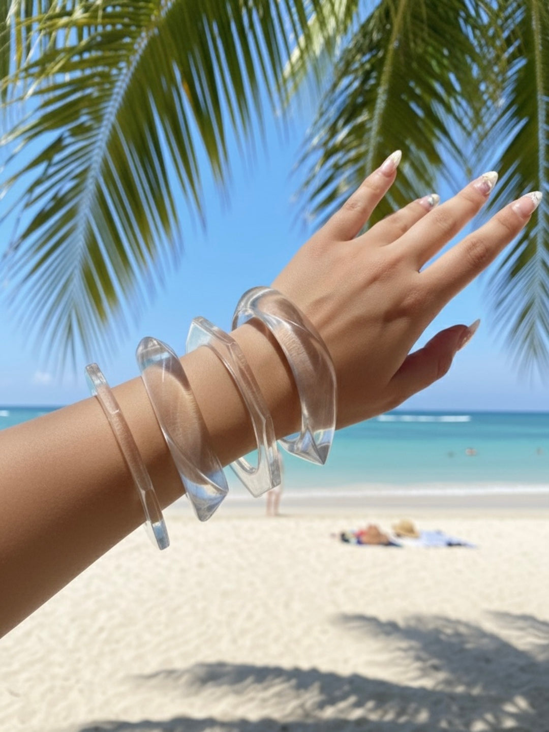 Jharna Resin Bangles-Set of 4