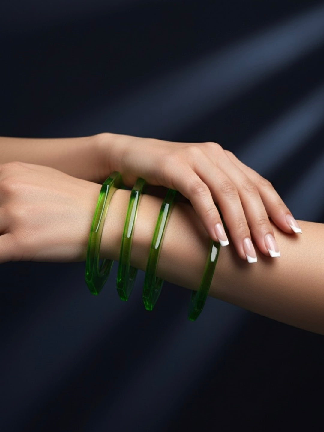 Haryali Resin Bangles-Set of 4