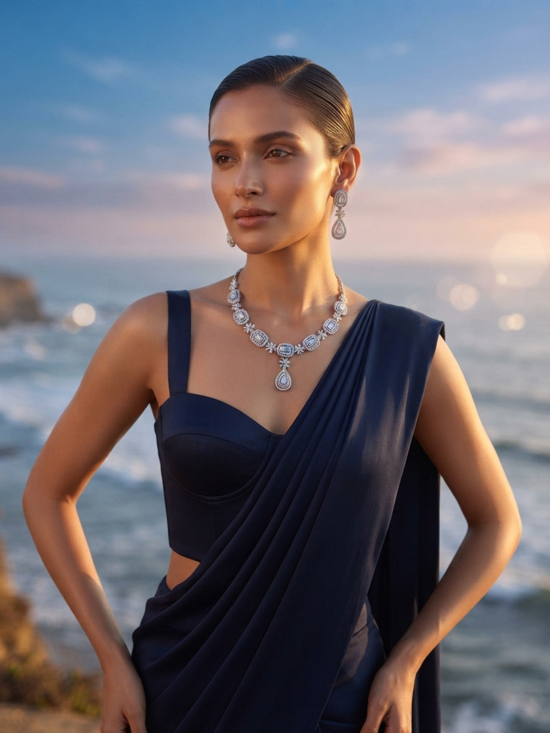 Fatima AD Jewellery Set
