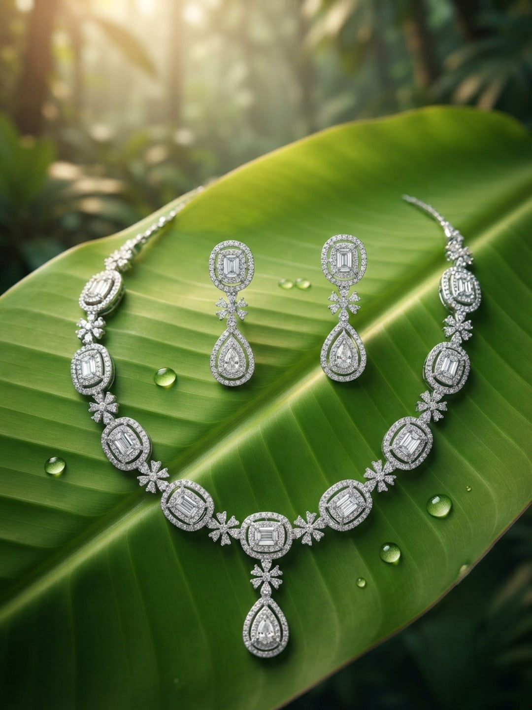 Fatima AD Jewellery Set