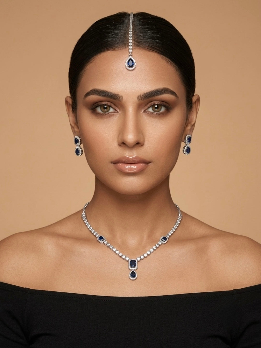 Wamiqa AD Jewellery Set