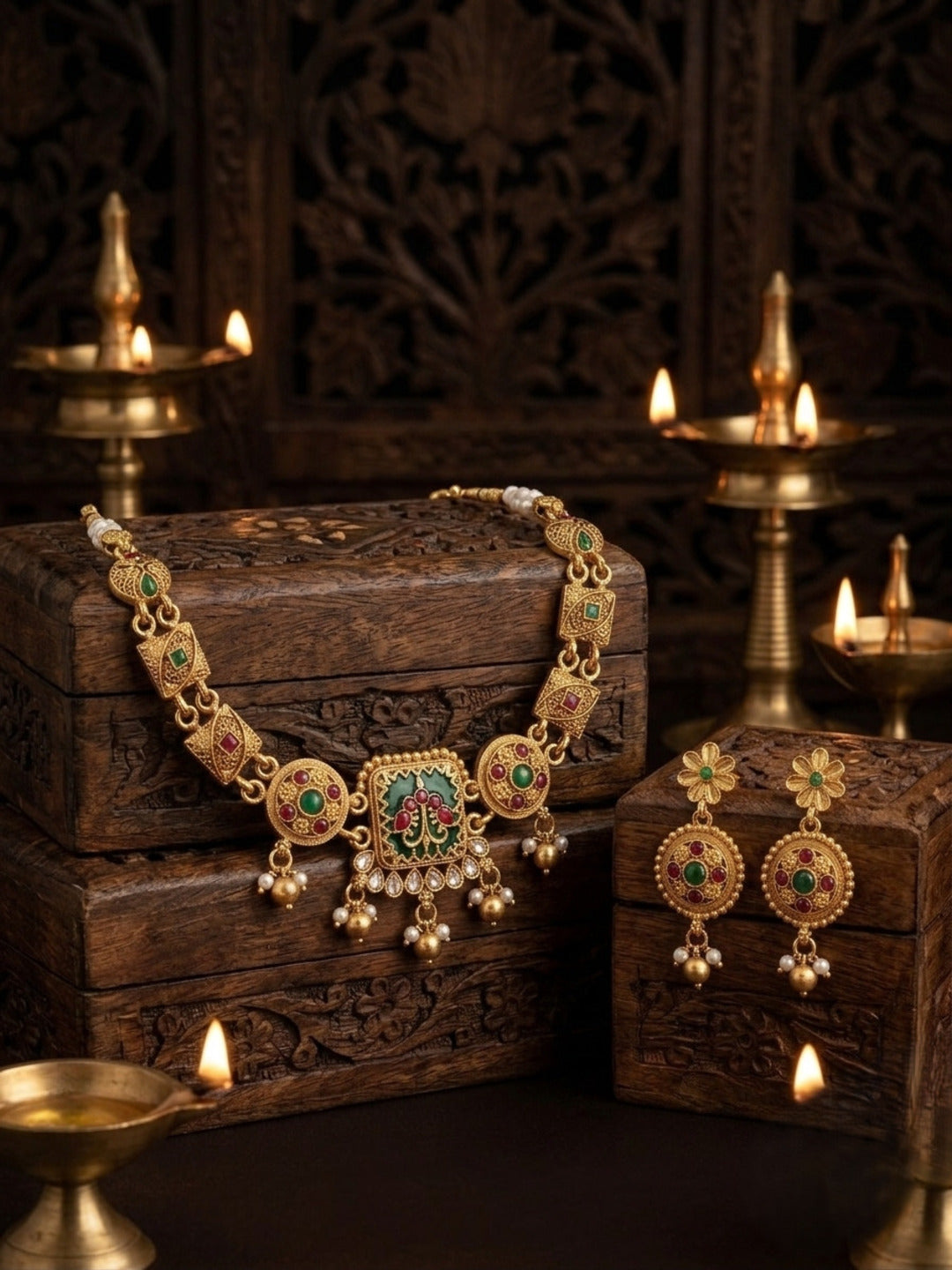 Ghoomar Jewellery Set