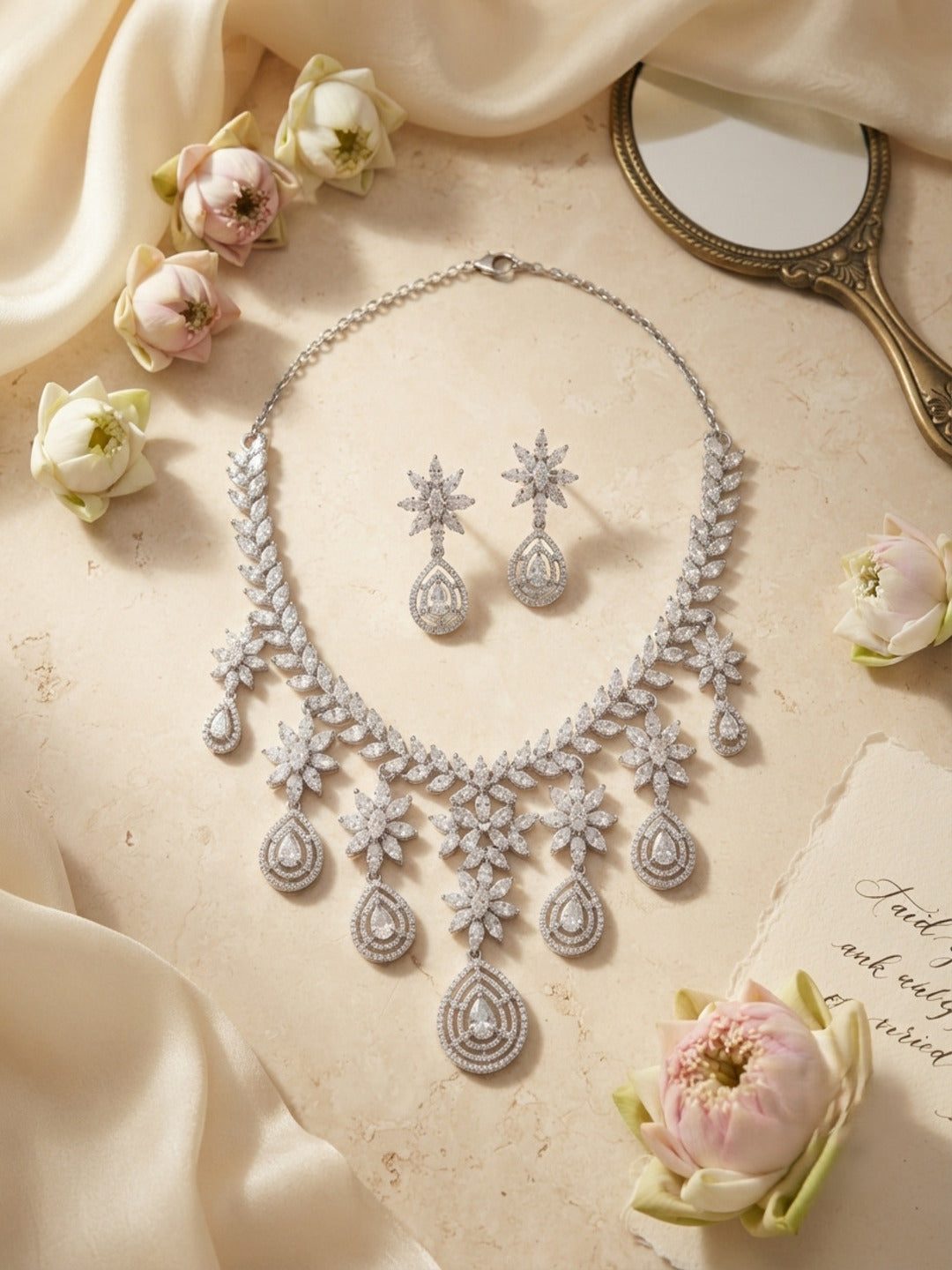 Jasmine AD Jewellery Set