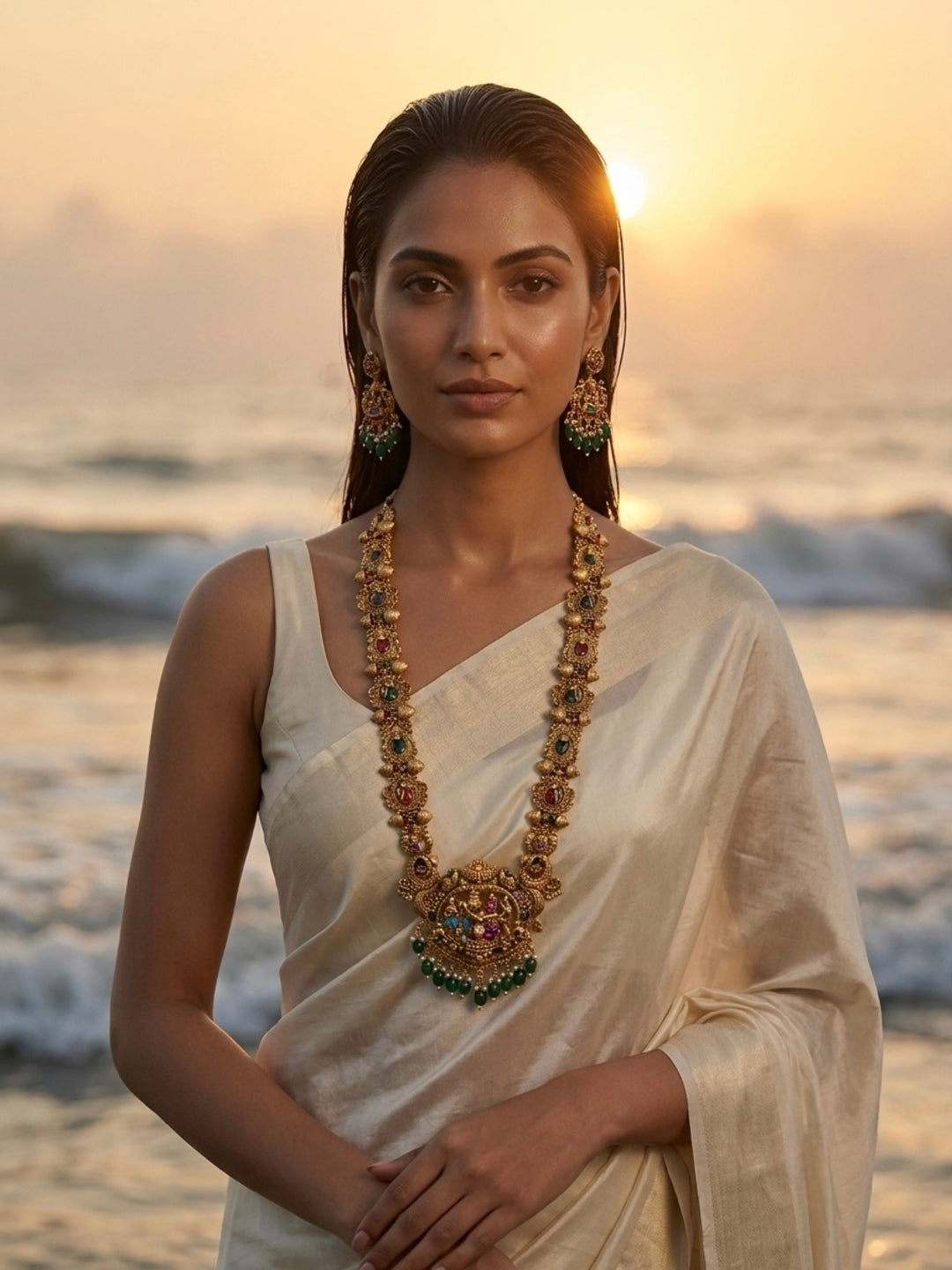 Nitya Long Jewellery Set