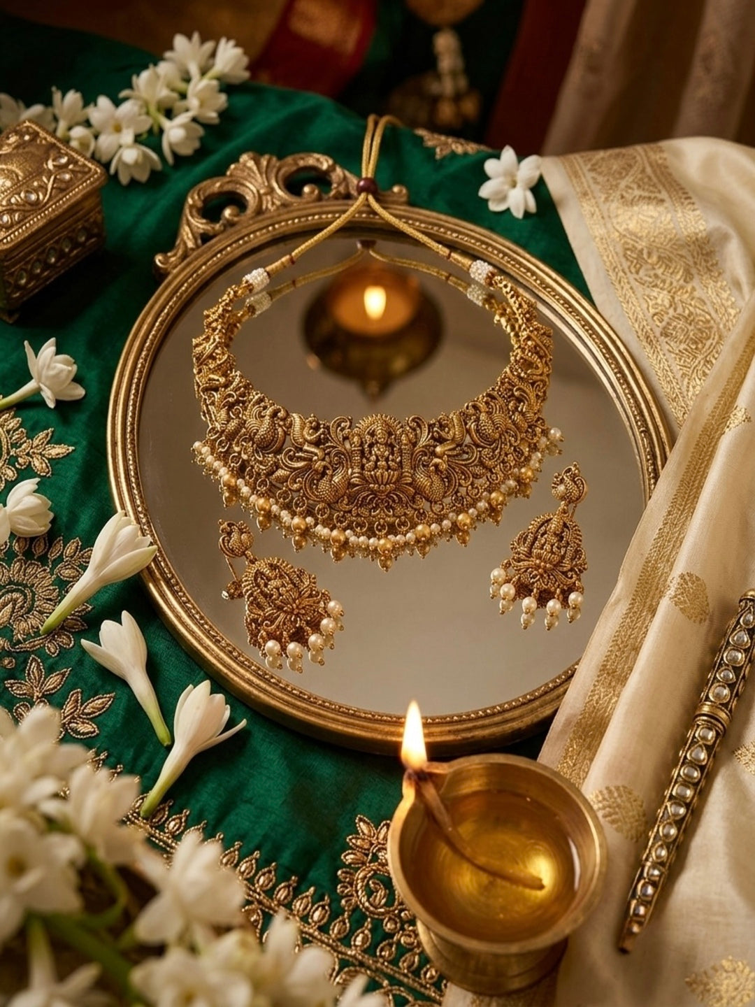 Mogra Jewellery Set