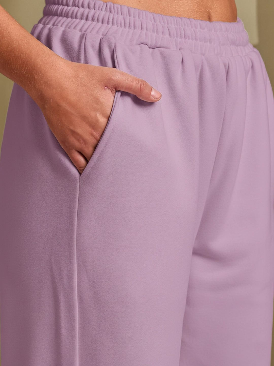 Lavender Cotton Terry Lounge Pant