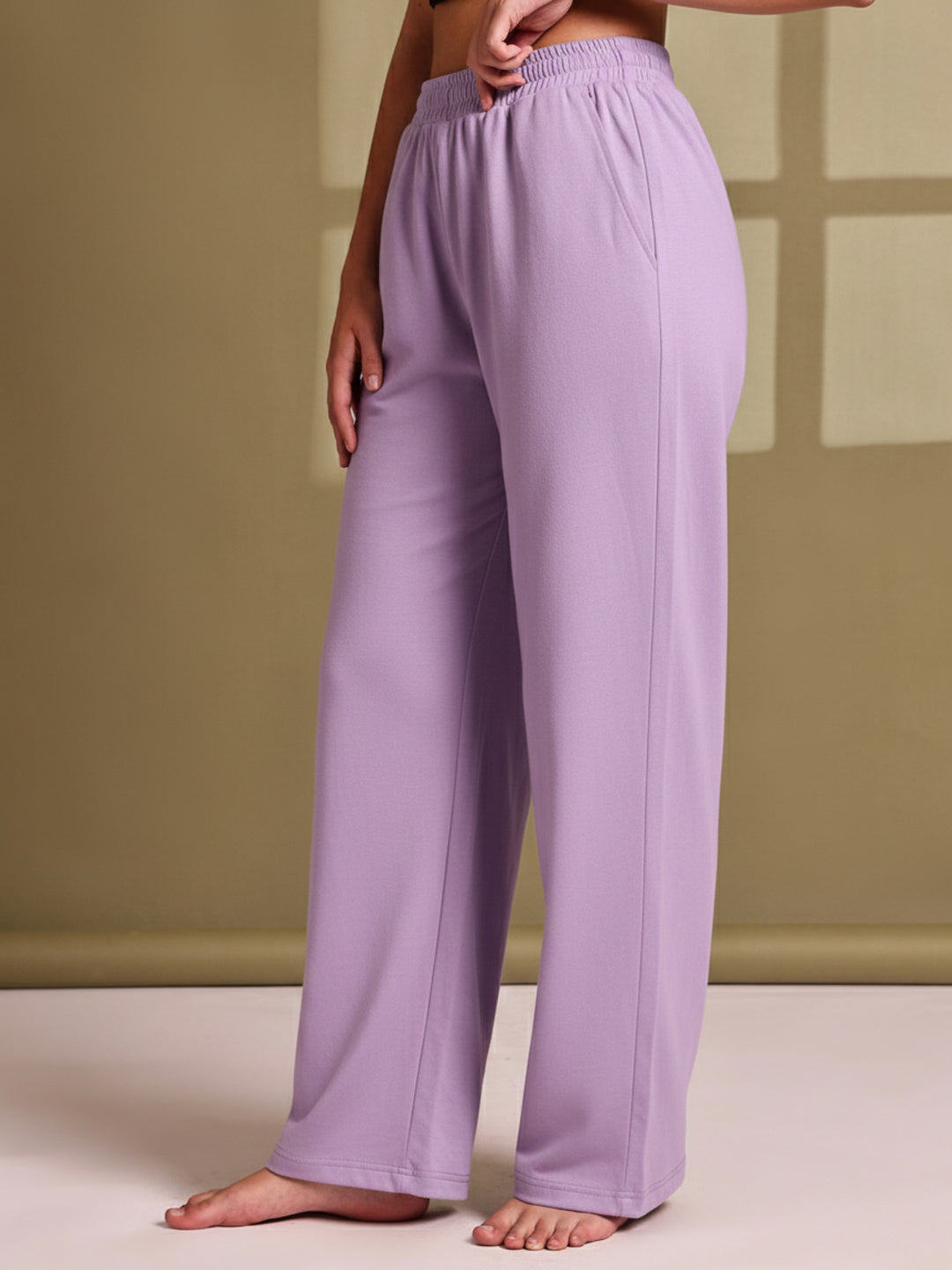Lavender Cotton Terry Lounge Pant