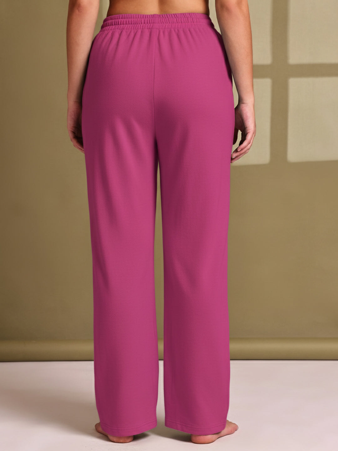 Pink Cotton Terry Lounge Pant