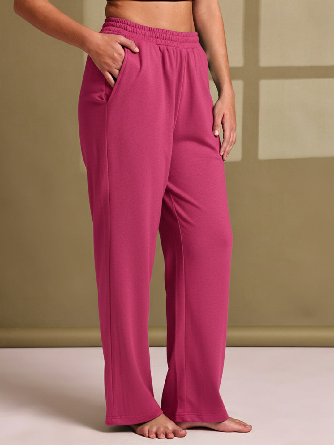 Pink Cotton Terry Lounge Pant