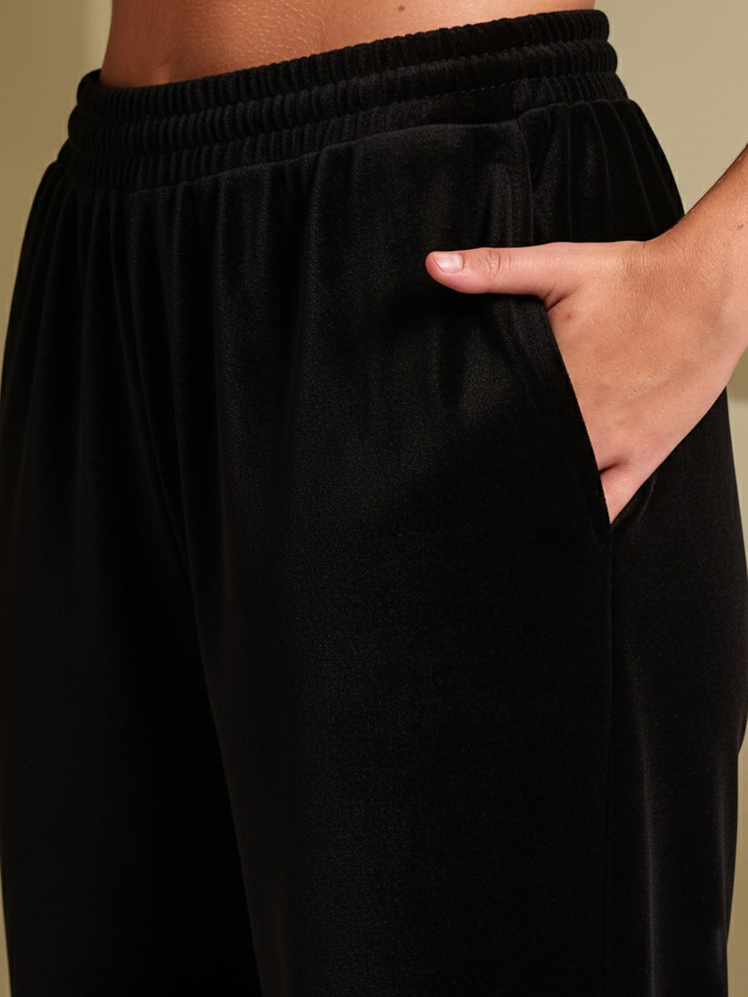 Black Velvet Butter Soft Lounge Pant