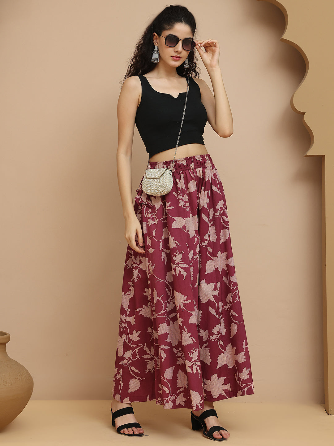 Noor KaIi Cotton Palazzo