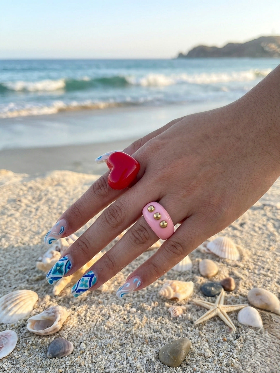 Style Icon Resin Rings-set of 2