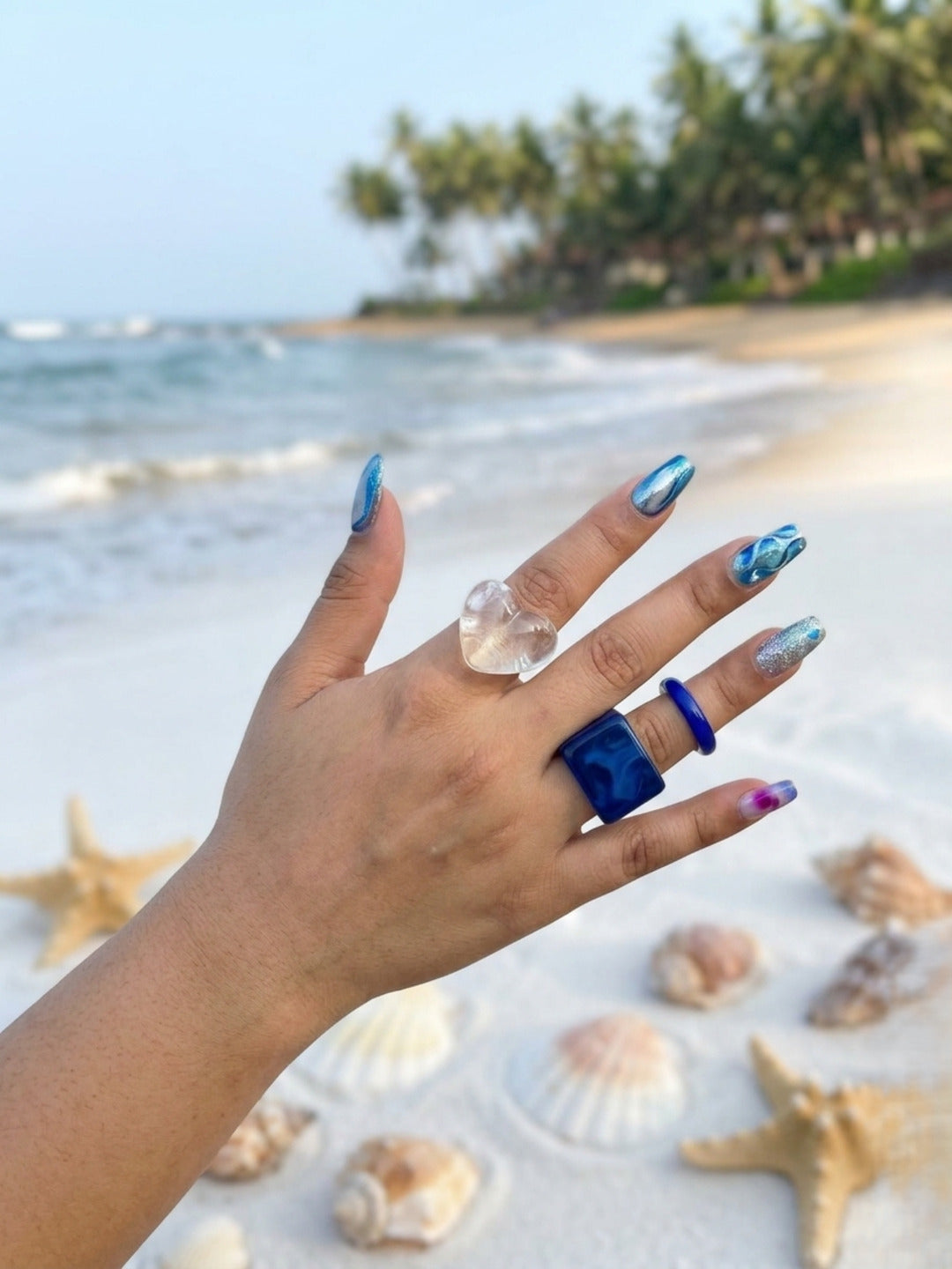 Rebel Resin Rings-set of 3