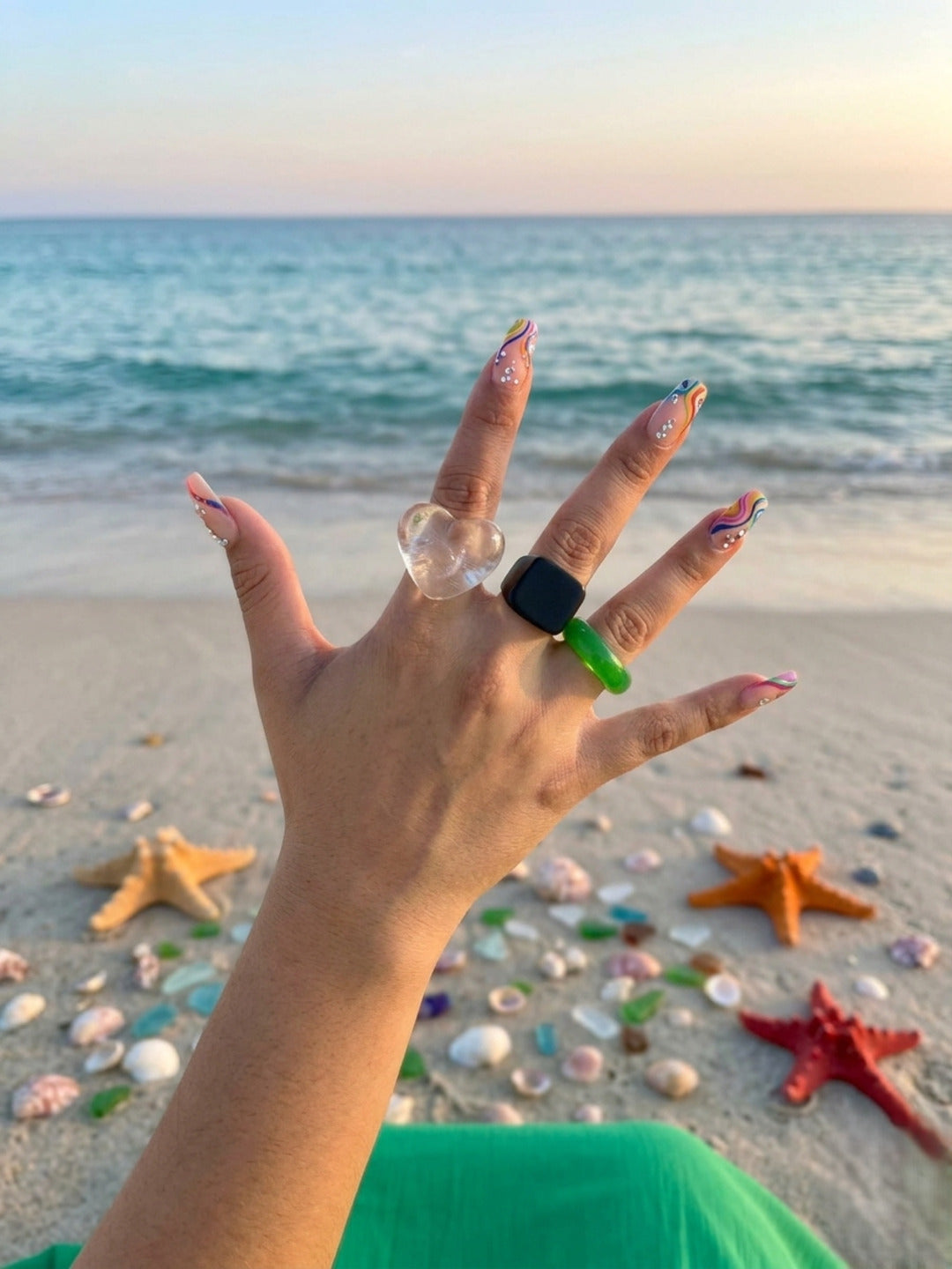 Chiquita Resin Rings-set of 3
