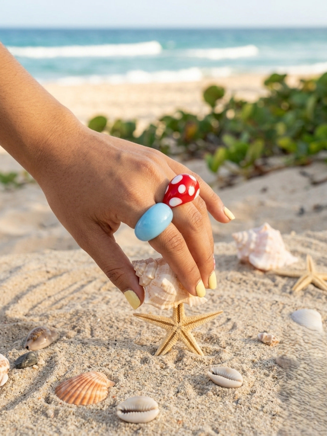 All Time Resin Rings-set of 2