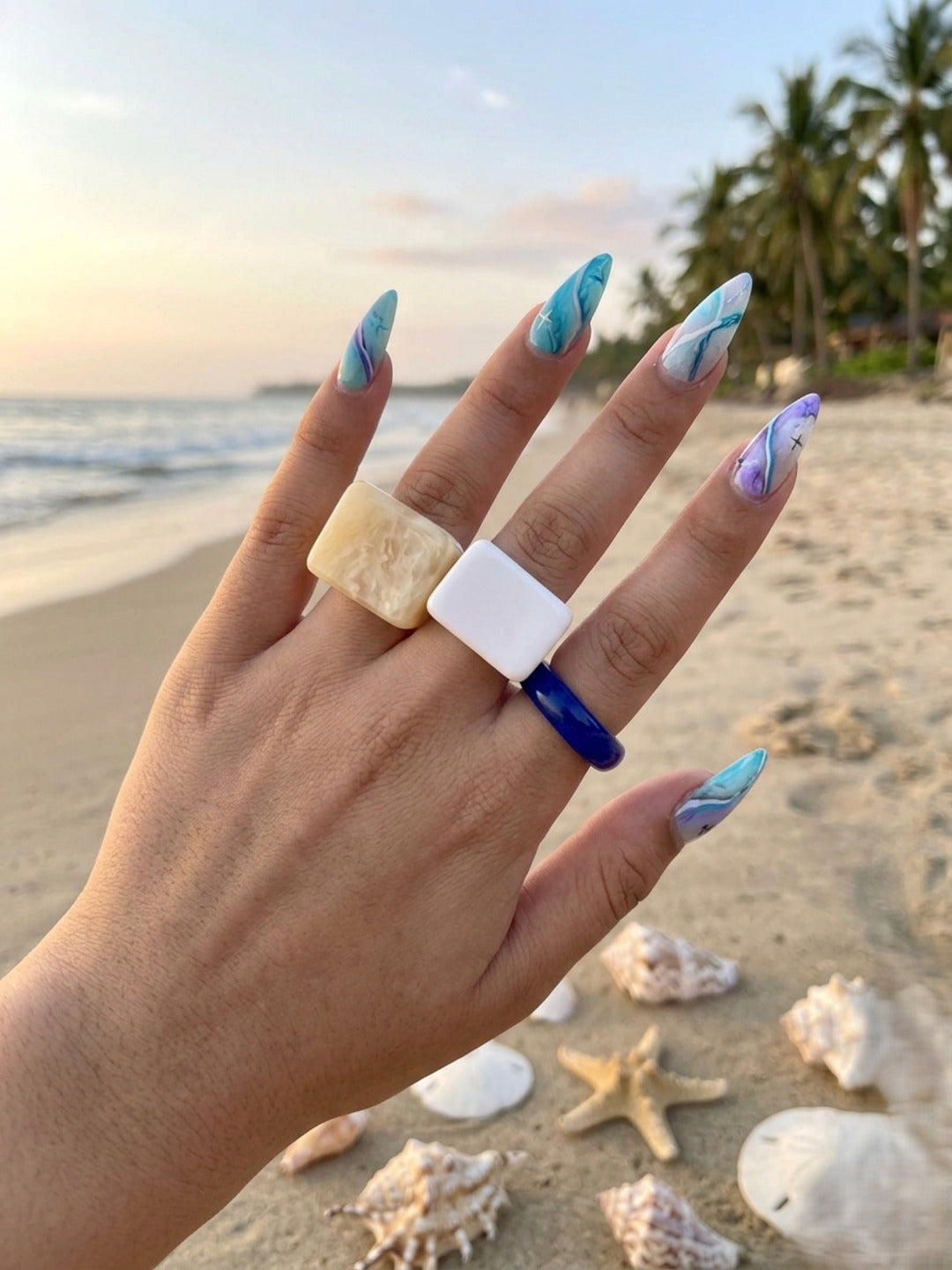 Resin Rings-set of 2