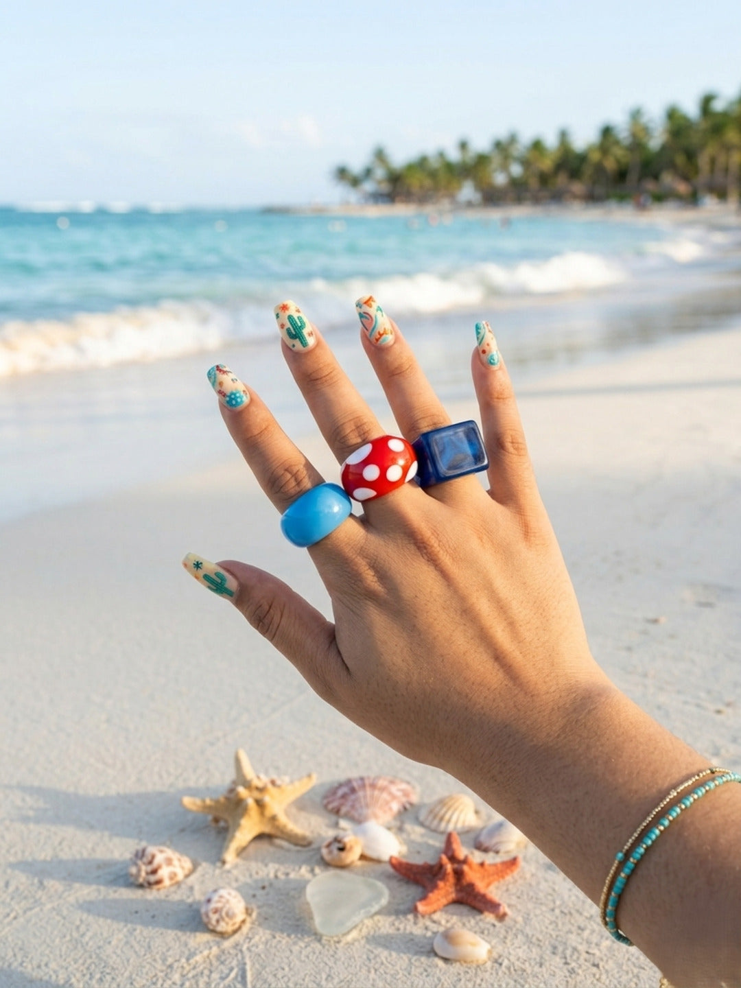 Jinx Resin Rings-set of 3