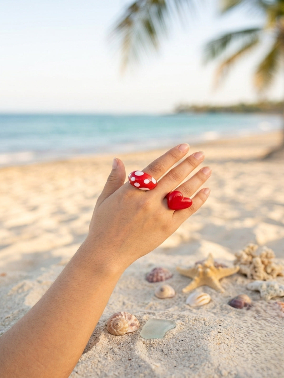 Rebel Resin Rings-set of 2