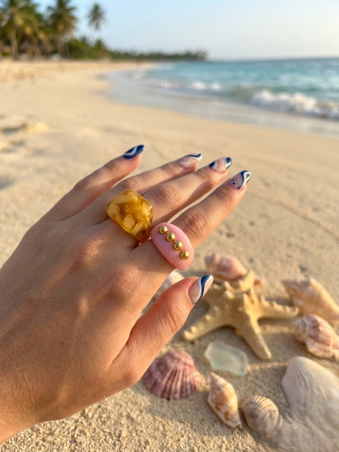 Mean Girl Resin Rings-set of 2