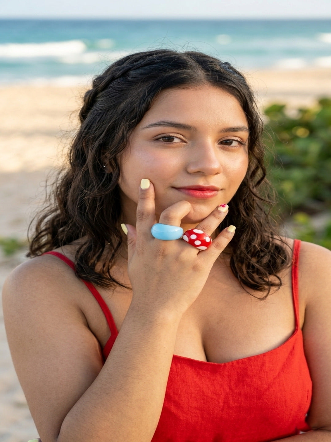 All Time Resin Rings-set of 2