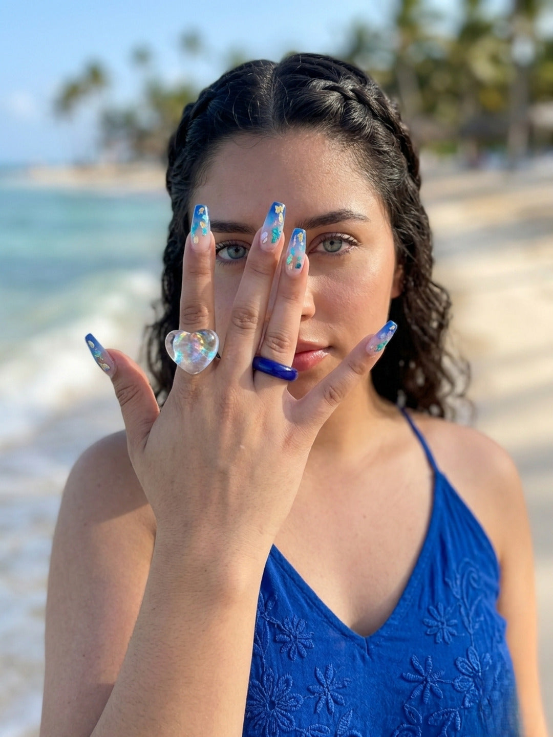 Diva Resin Rings-set of 2