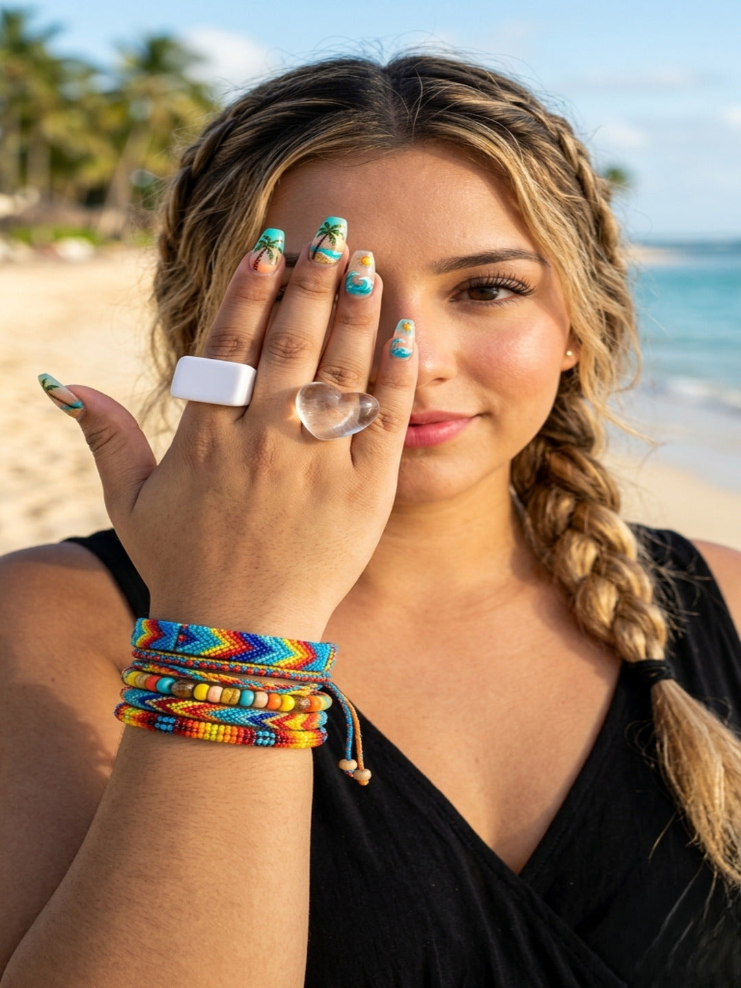 Luxe Resin Rings-set of 2