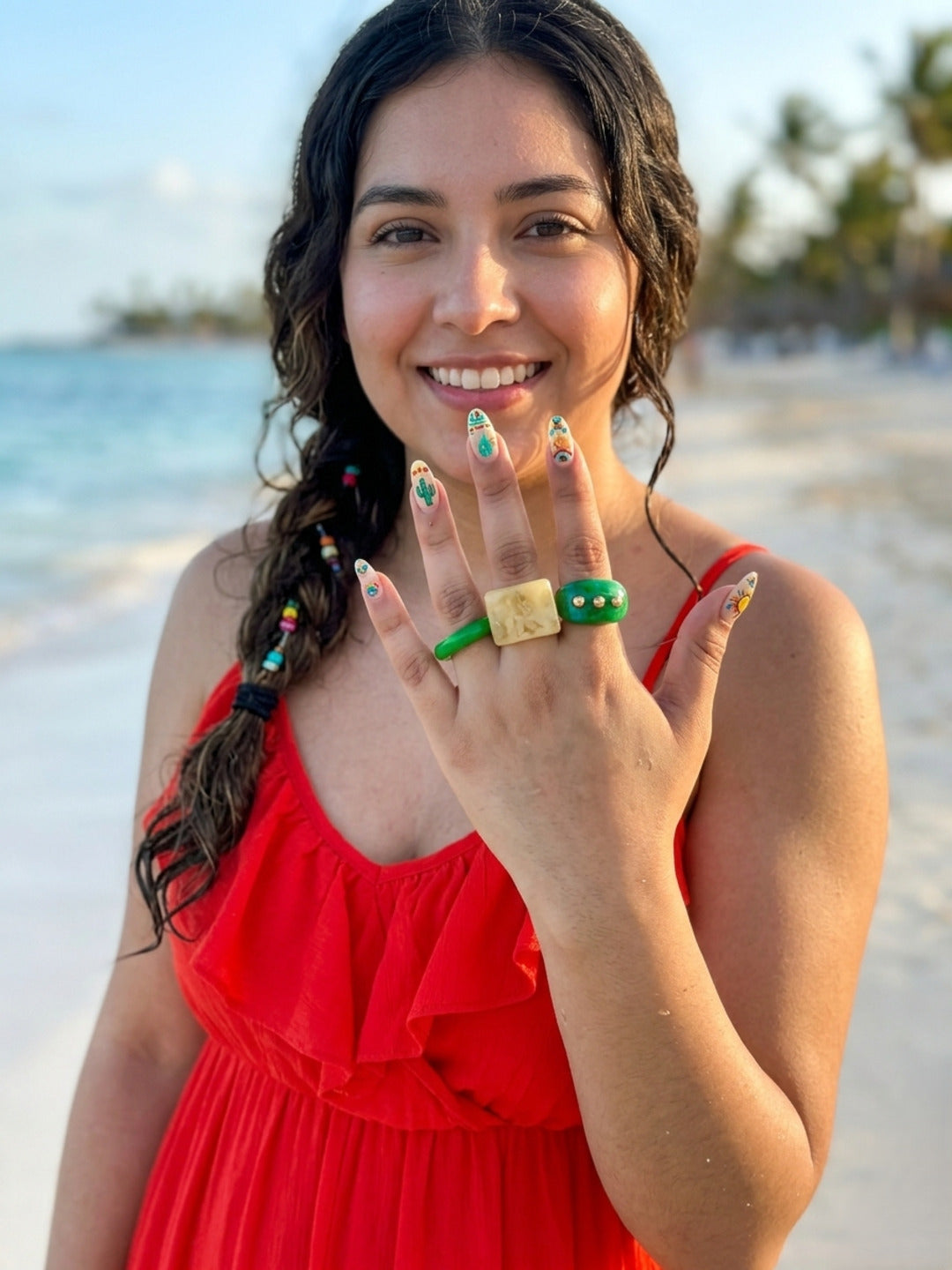 Rebel Resin Rings-set of 3