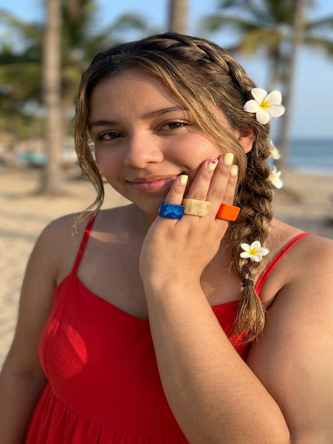 Siren Resin Rings-set of 3
