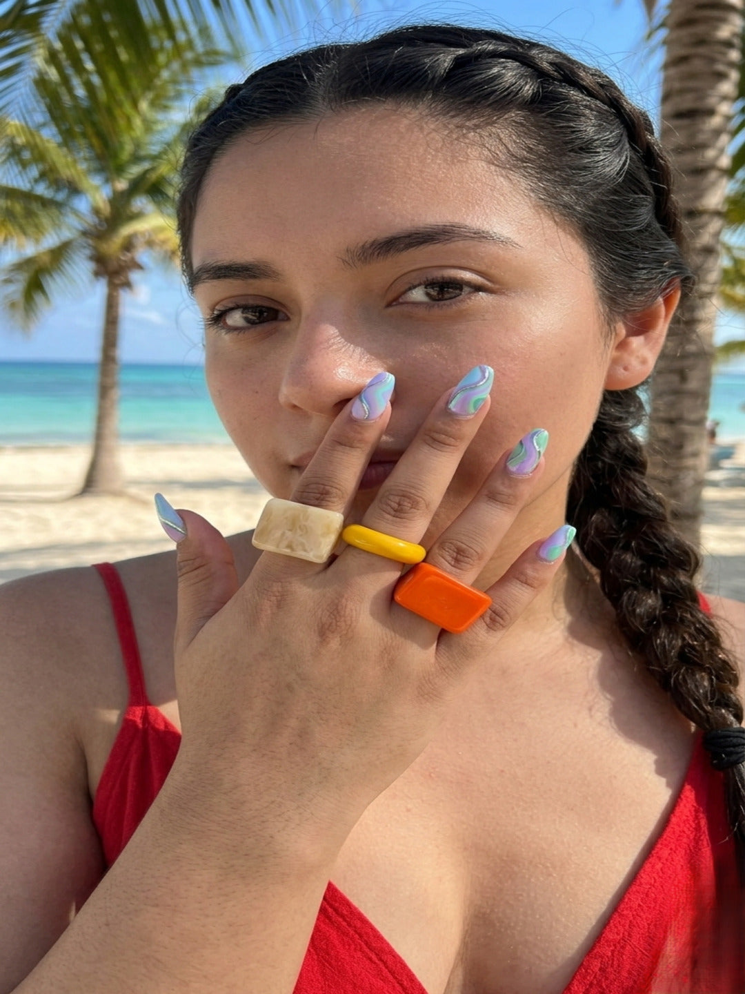 Gigi Resin Rings-set of 3