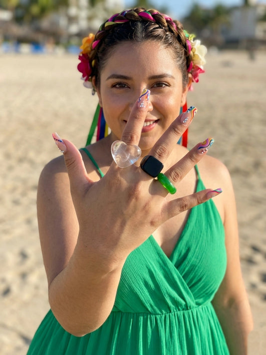 Chiquita Resin Rings-set of 3