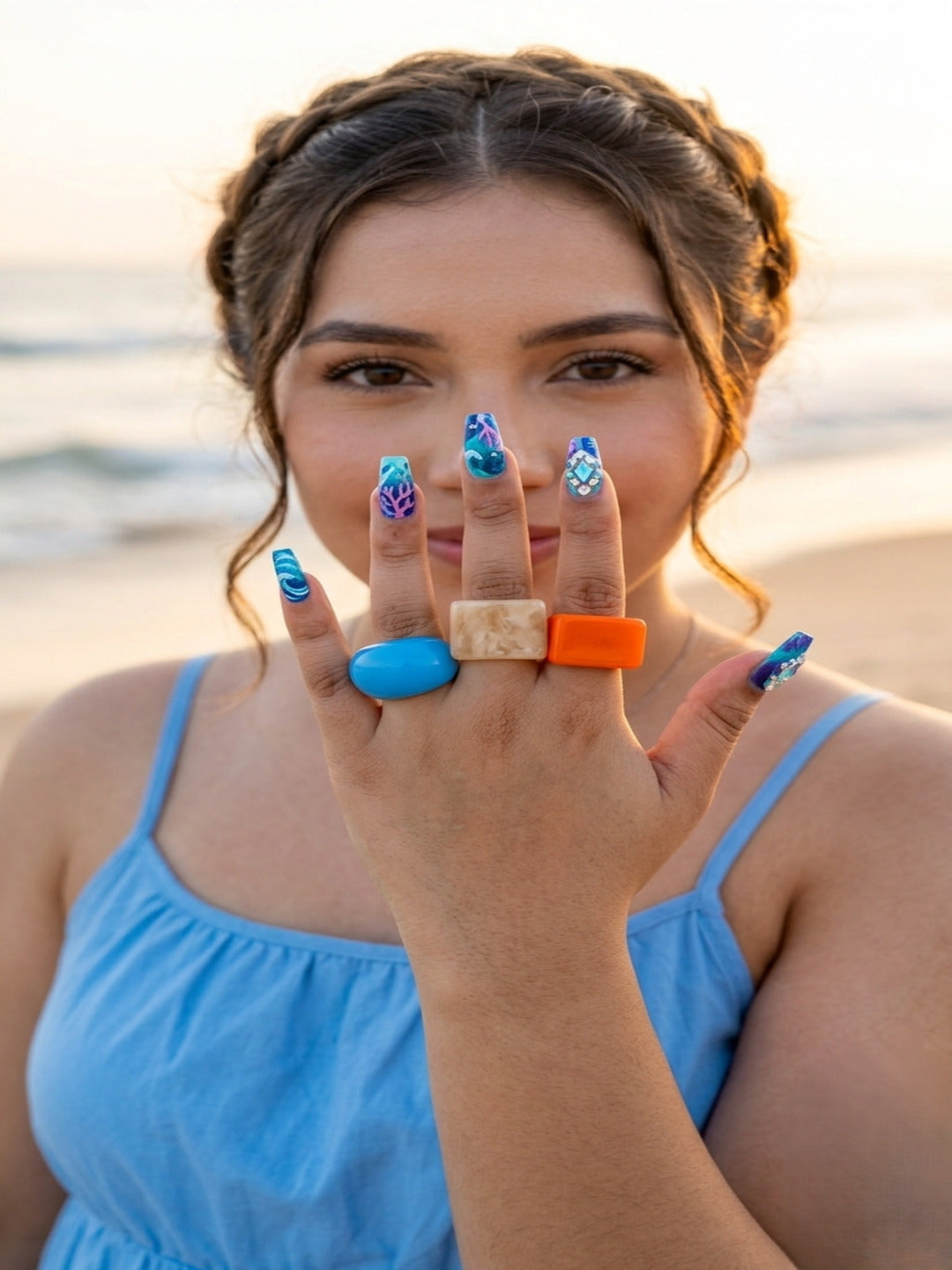 Gucci Resin Rings-set of 3