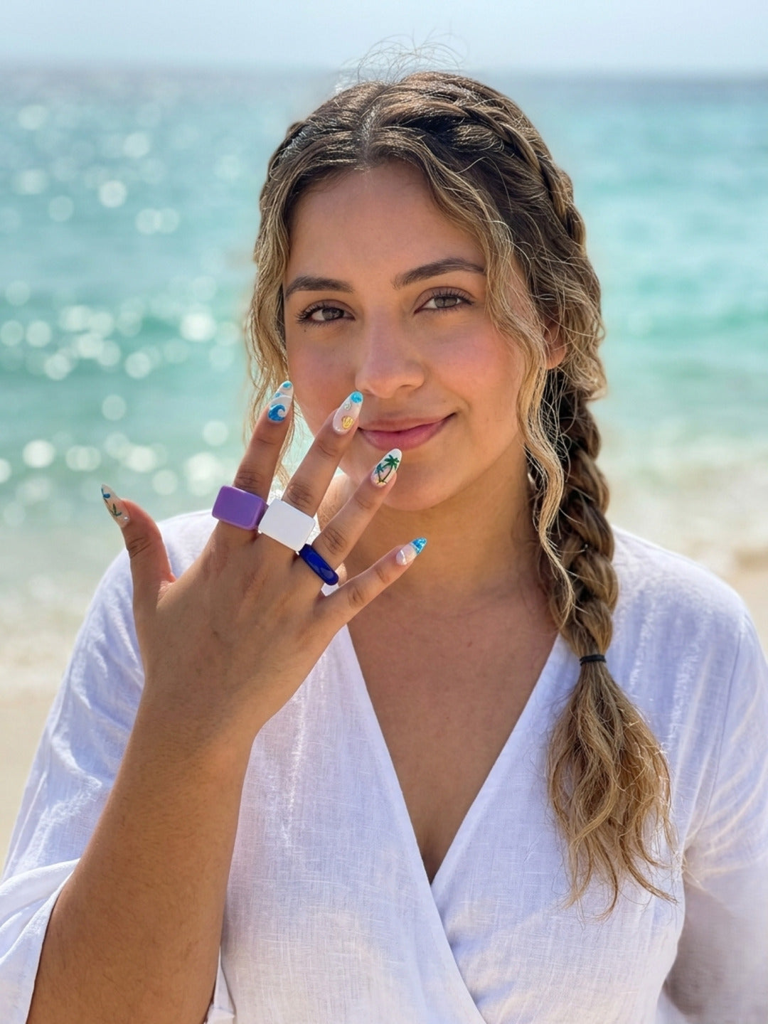 Bunny Resin Rings-set of 3