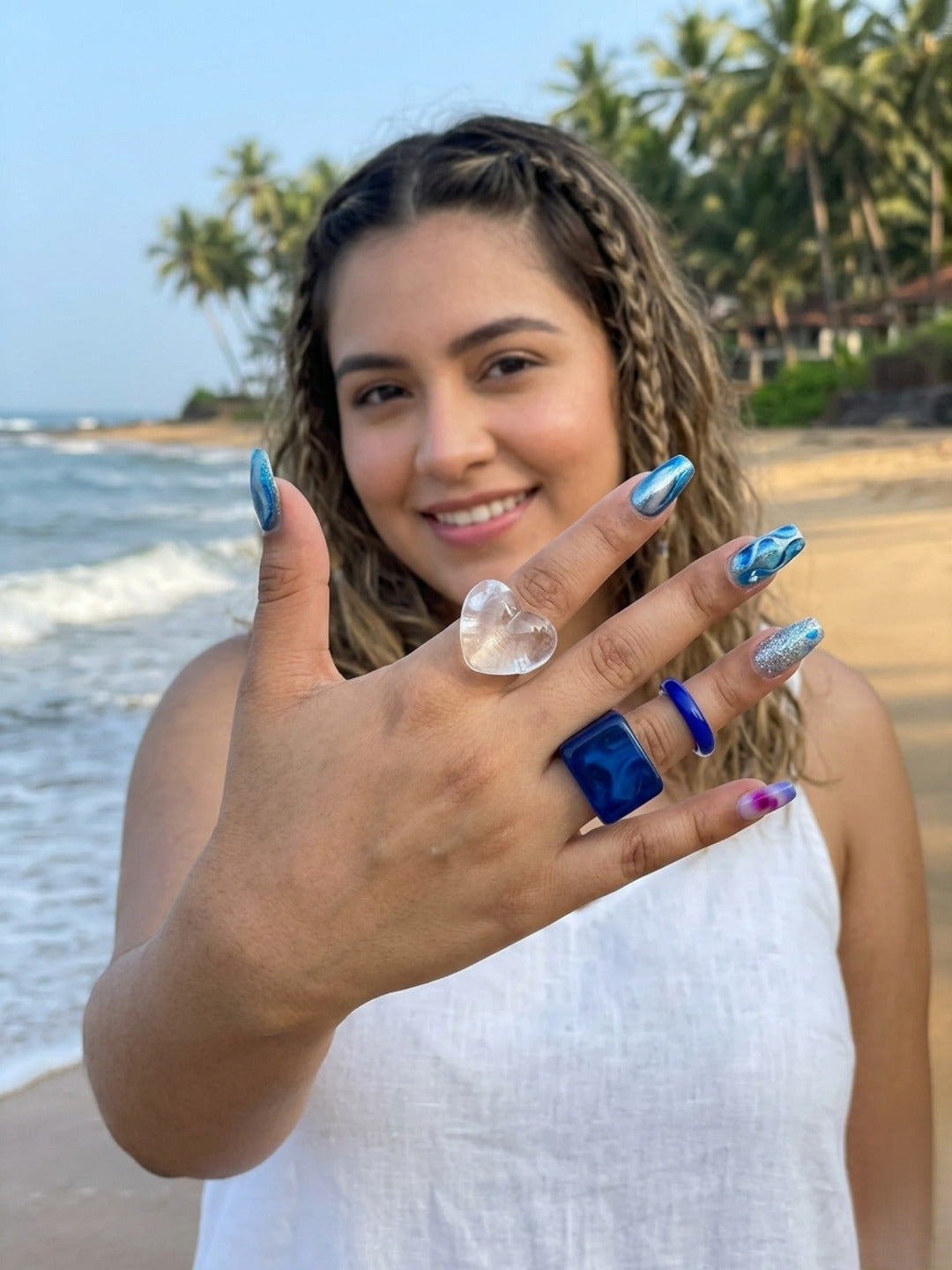 Rebel Resin Rings-set of 3