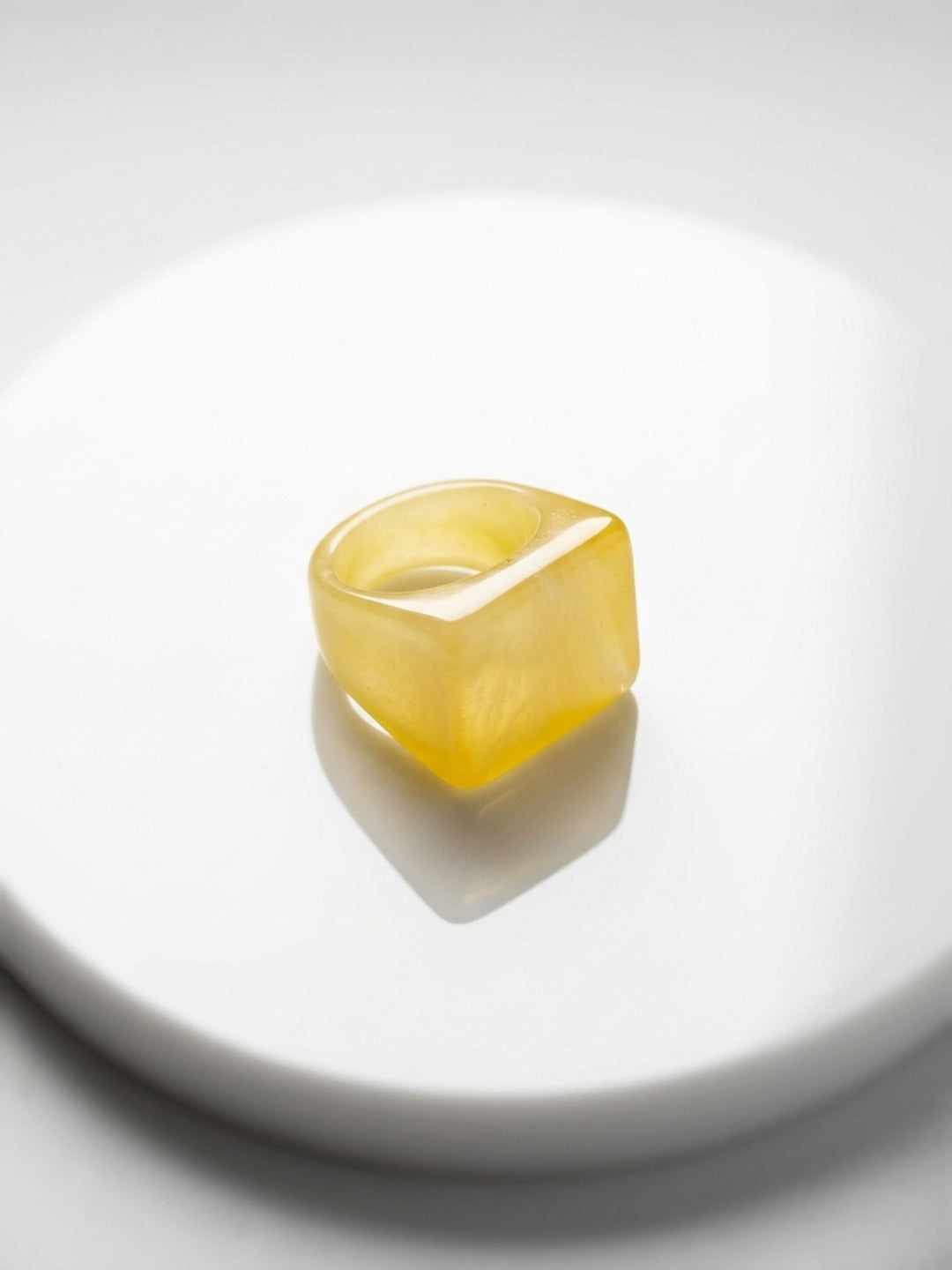 Glam Resin Rings-set of 3