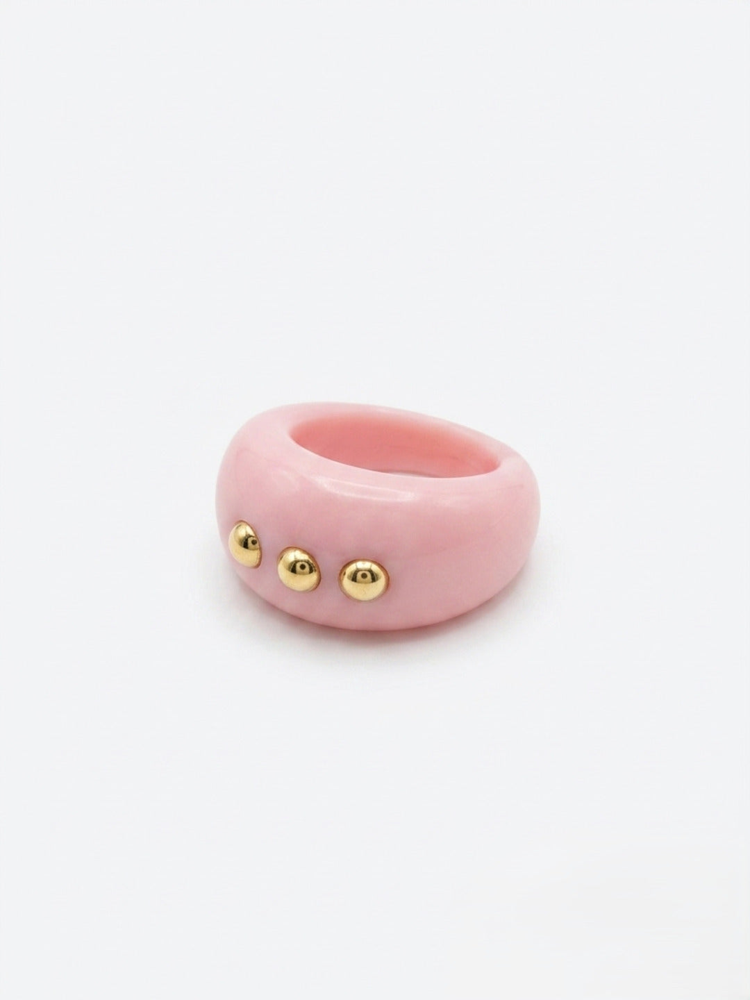 Sweet Pea Resin Rings-set of 2