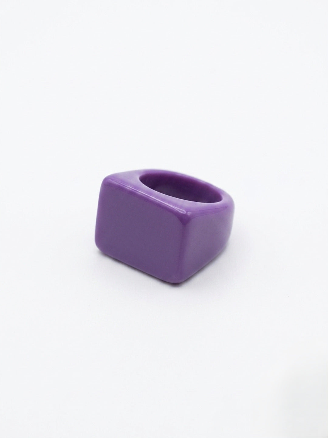 Berry Lush Resin Rings-set of 2